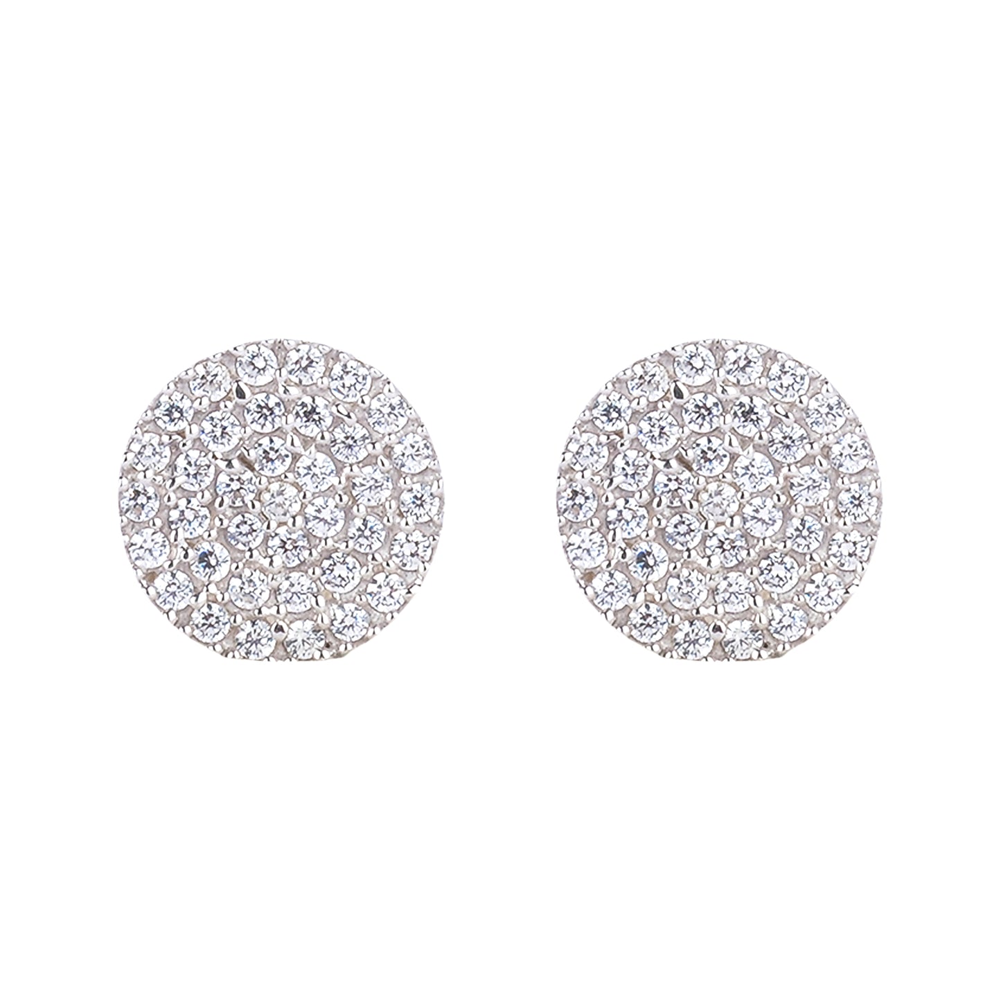 Silver Shikha Shine Stud Earring