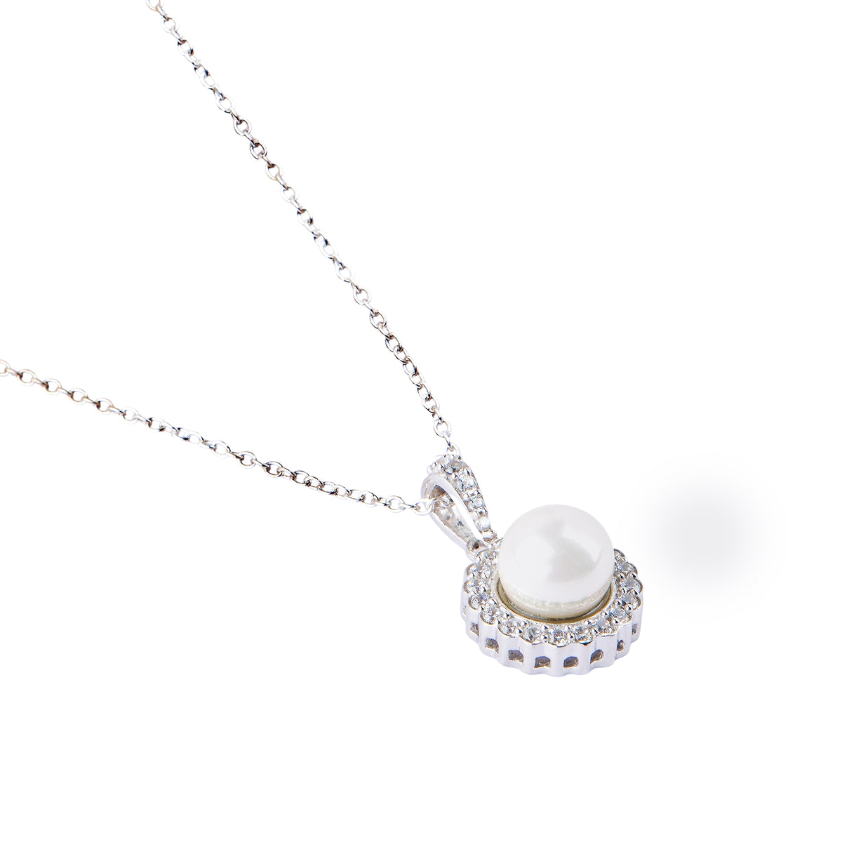 Silver Sunny Pearl Necklace