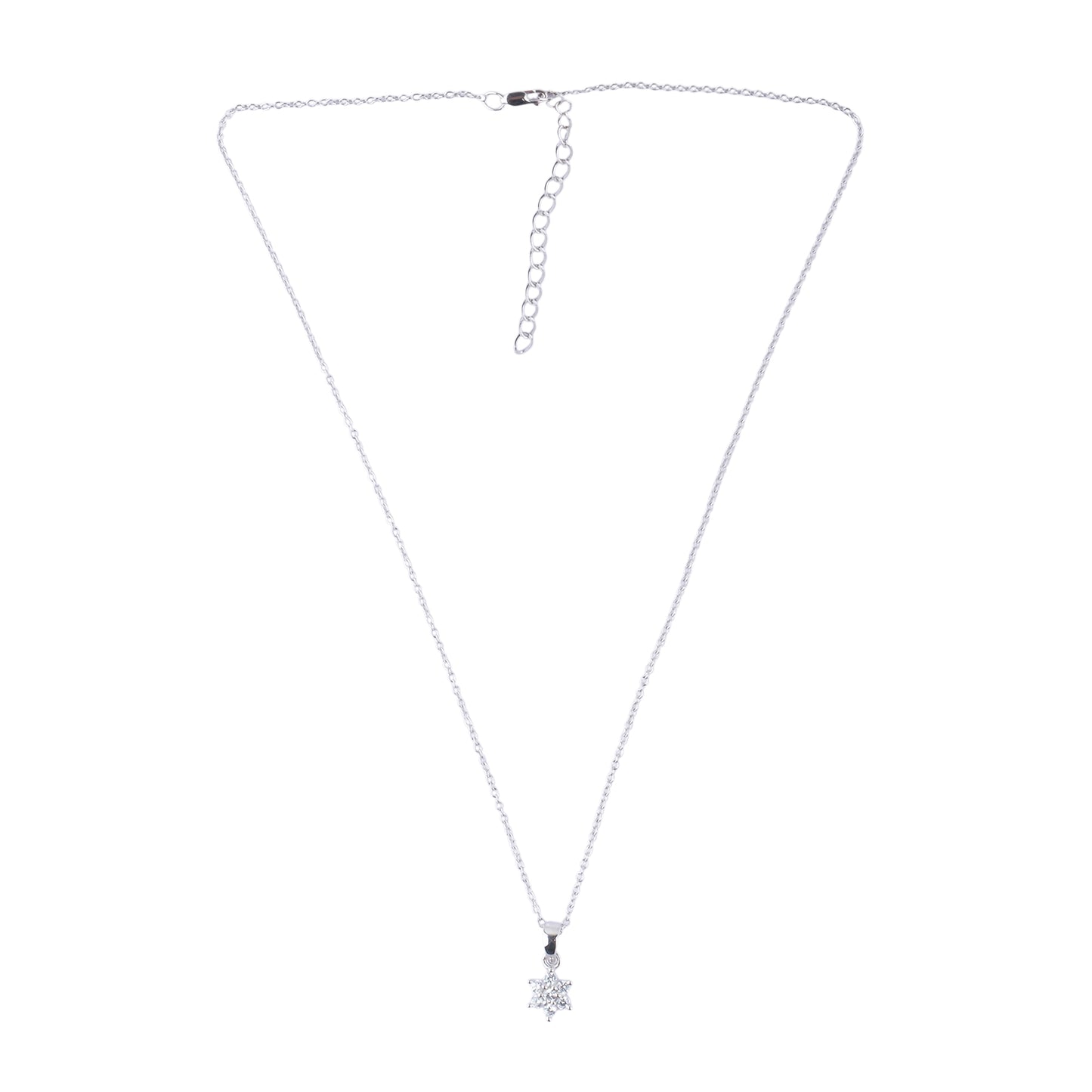 Silver Fleur Necklace