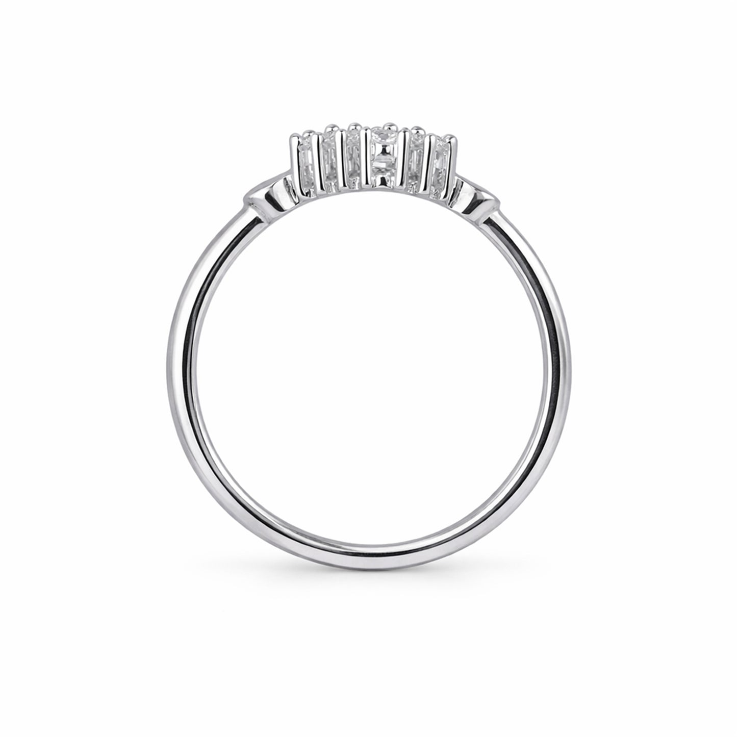 Silver Hana Floral Ring