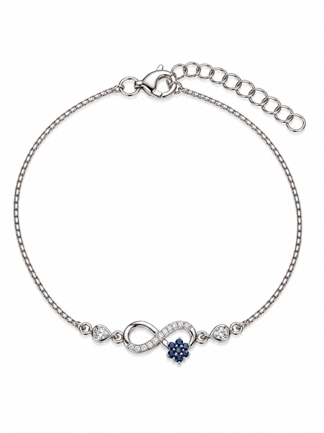 Infinity Fleur Chain Bracelet