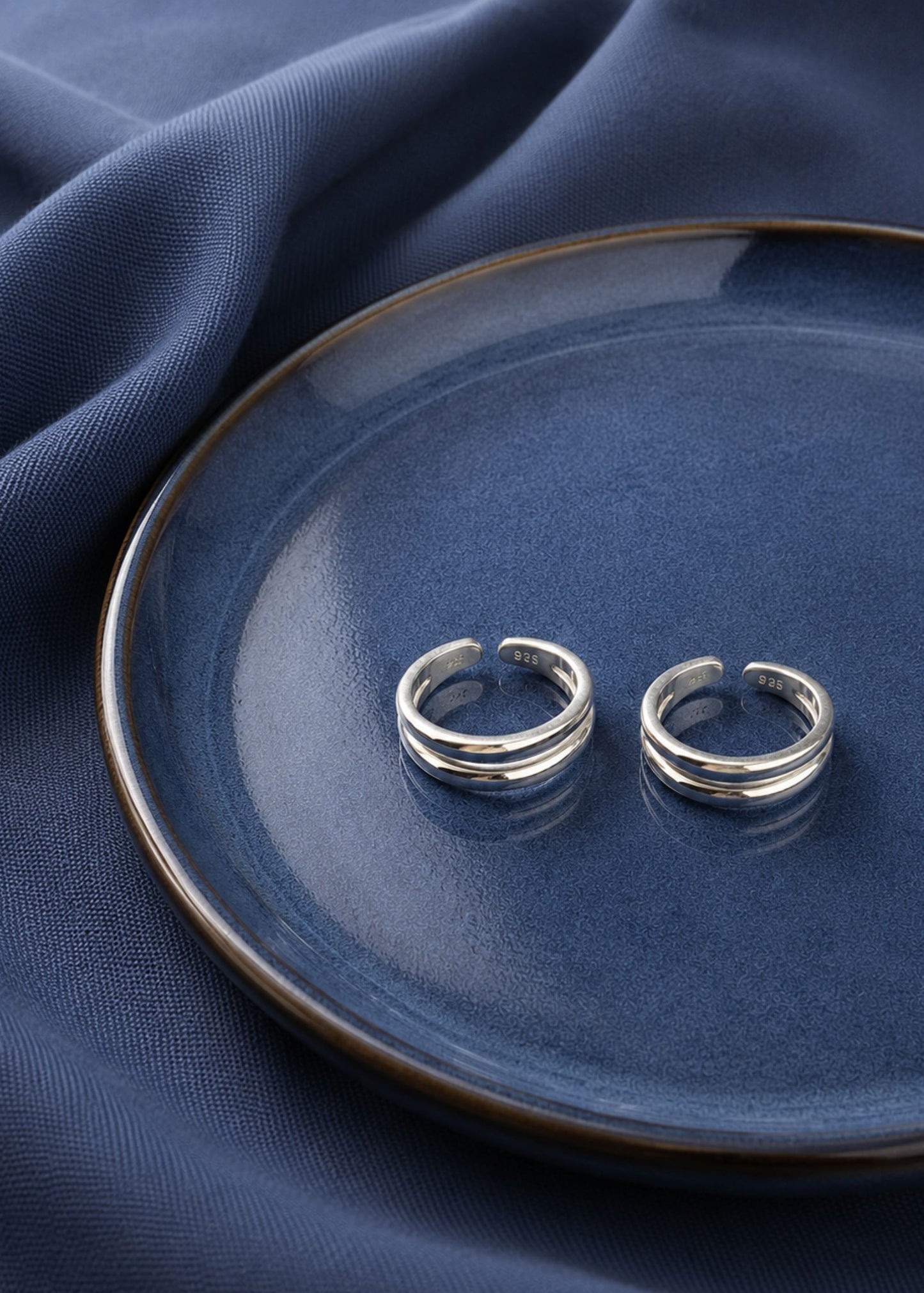 Silver Dual Band Toe Ring| Chandi ki Bichiya
