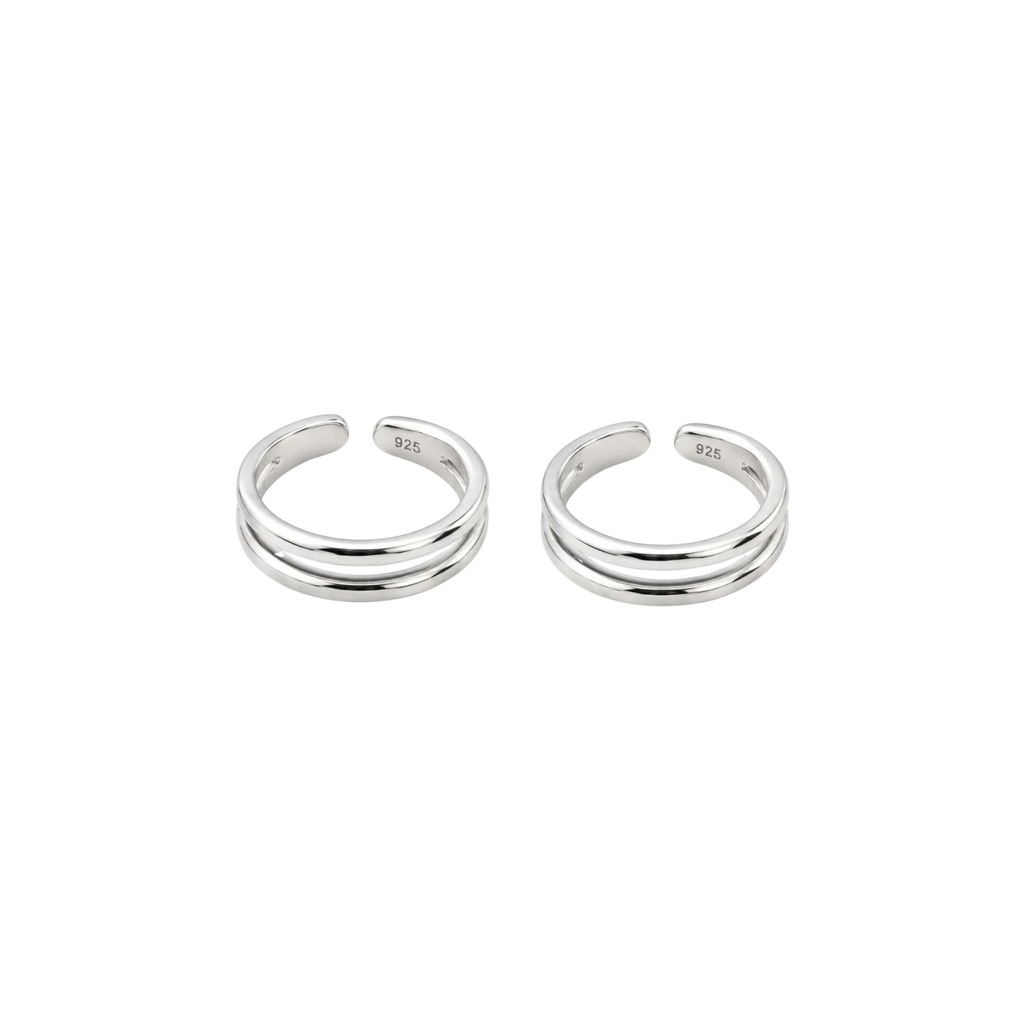 Silver Dual Band Toe Ring| Chandi ki Bichiya