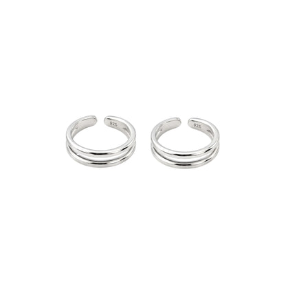 Silver Dual Band Toe Ring| Chandi ki Bichiya