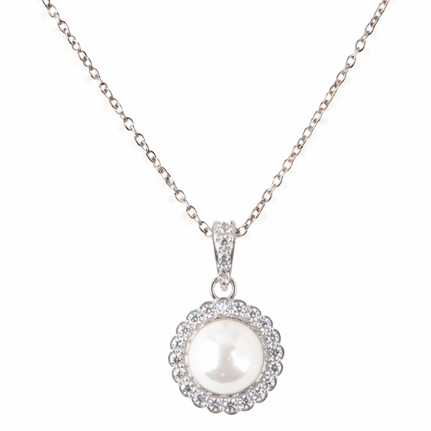 Silver Sunny Pearl Necklace