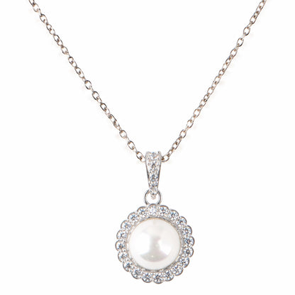 Silver Sunny Pearl Necklace