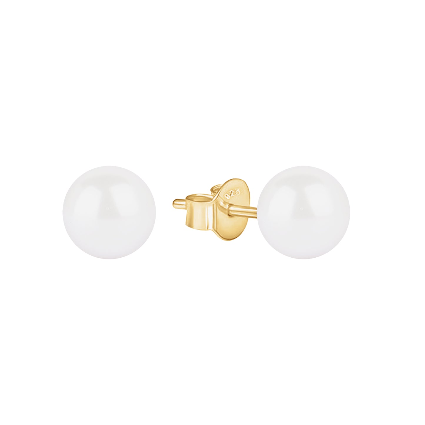 Silver Sunny Pearl Stud Earring