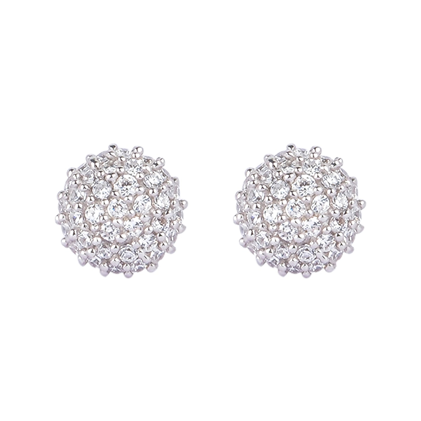 Silver Alka Aura Stud Earring