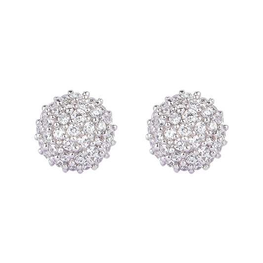 Silver Alka Aura Stud Earring