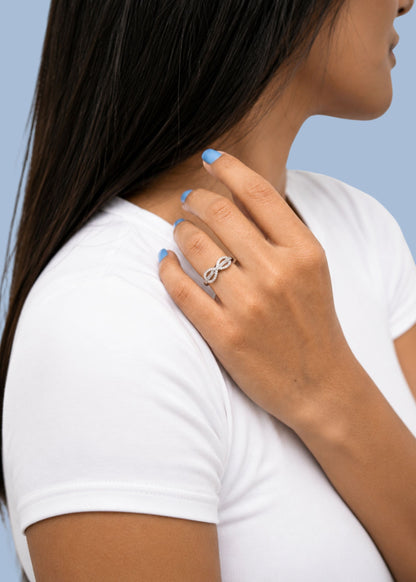 Silver Infinity Ring