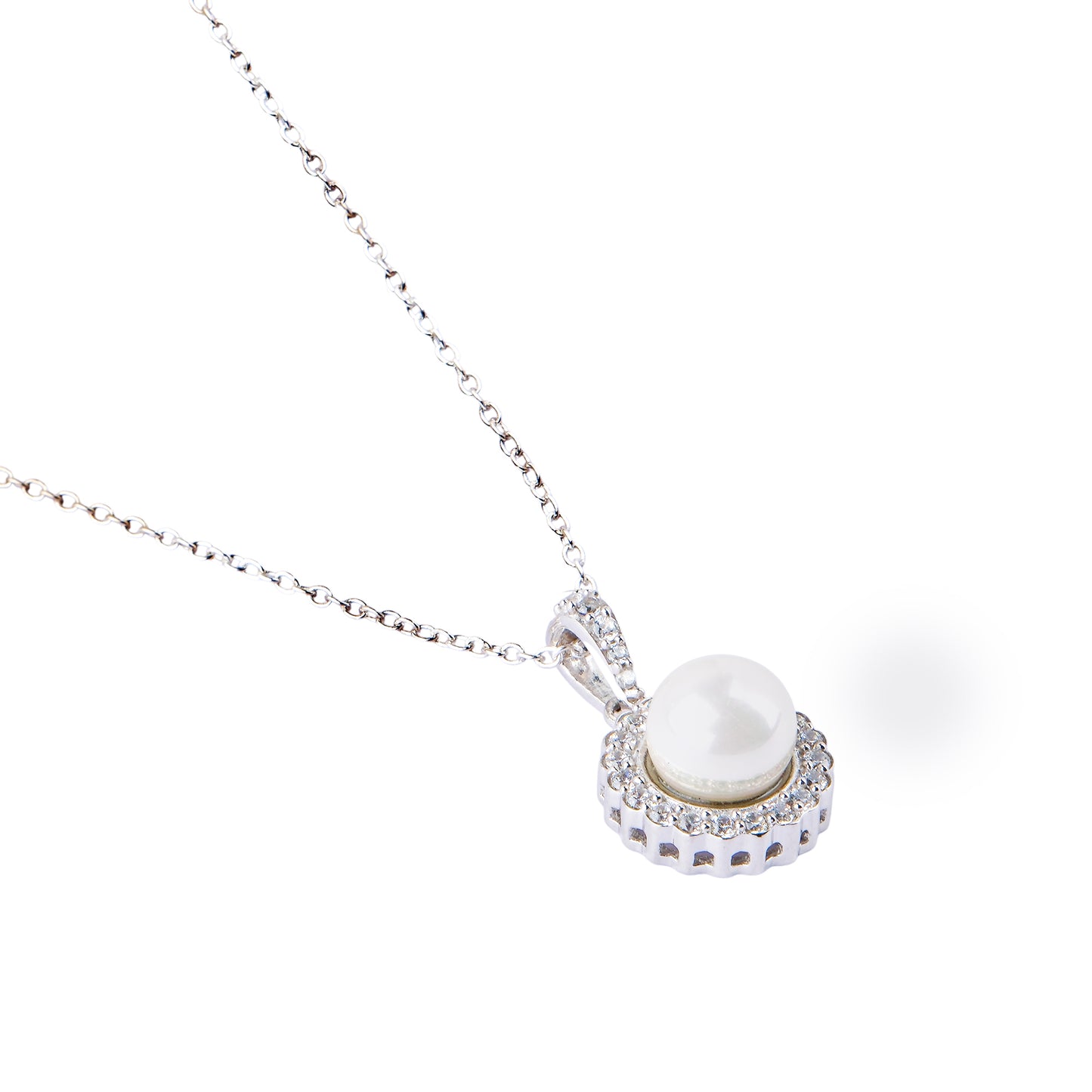 Silver Sunny Pearl Necklace