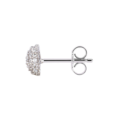 Silver Alka Aura Stud Earring