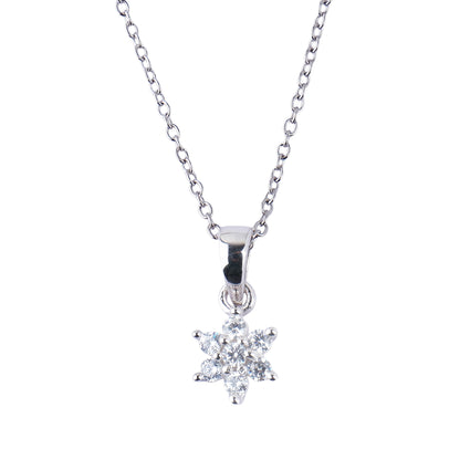 Silver Fleur Necklace
