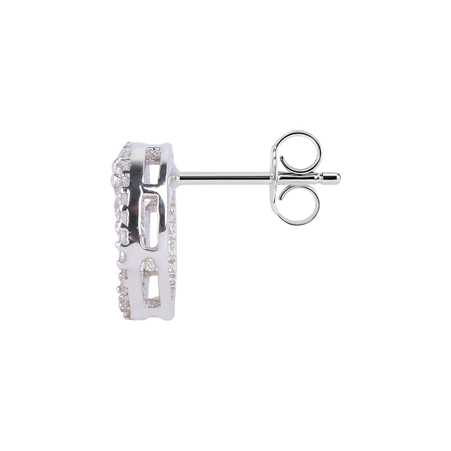 Silver Circle of Shagun Stud Earring