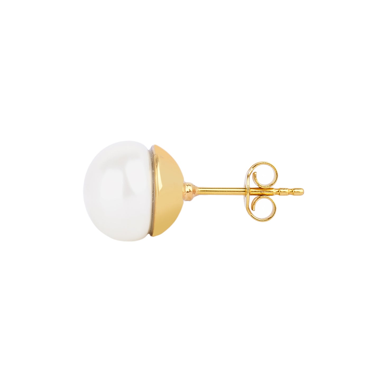 Silver Sunny Pearl Stud Earring