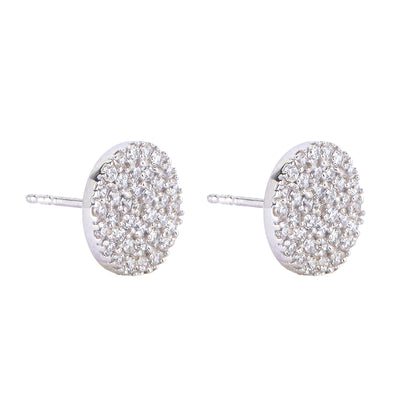 Silver Shikha Shine Stud Earring