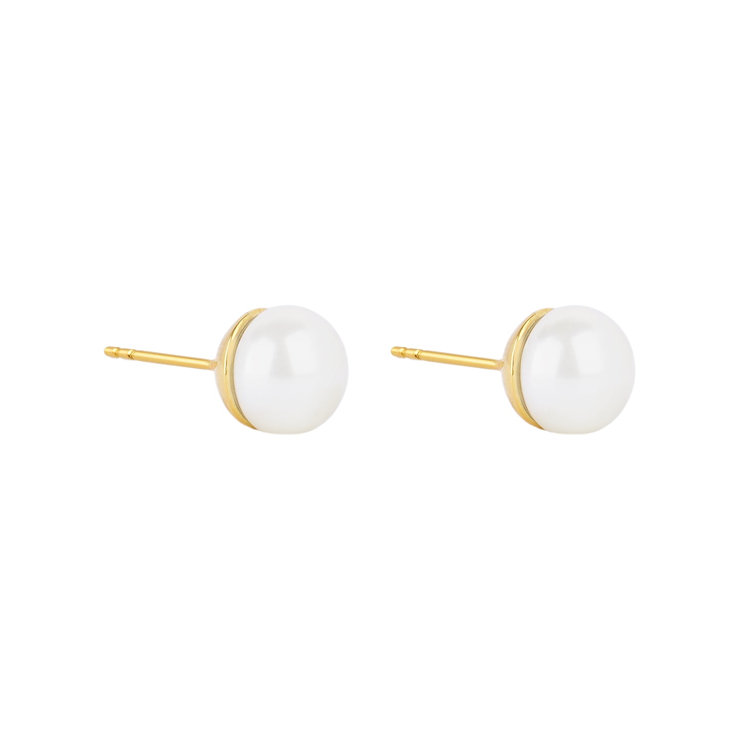 Silver Sunny Pearl Stud Earring