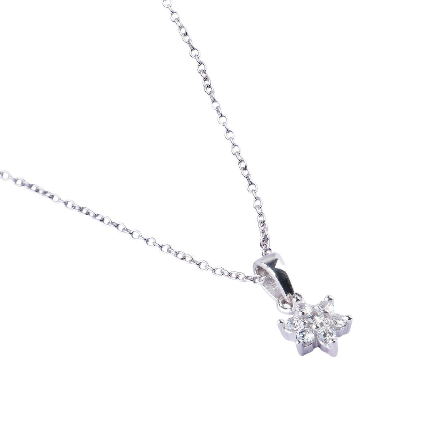 Silver Fleur Necklace