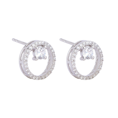 Silver Circle of Shagun Stud Earring