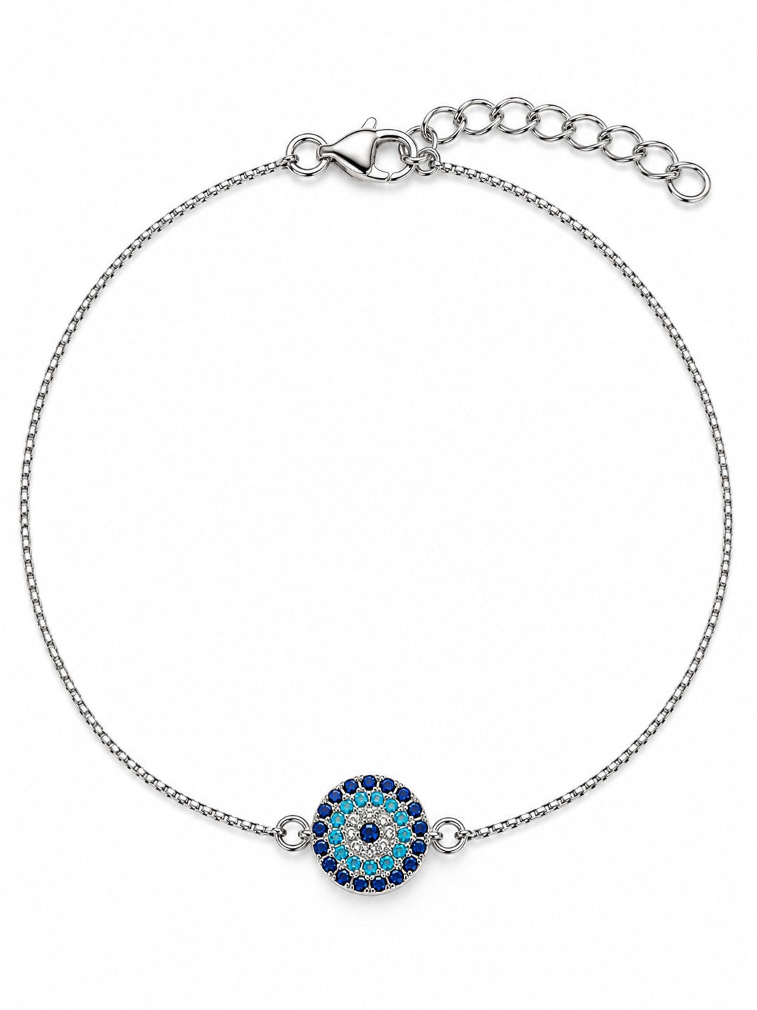 Round Evil Eye Chain Bracelet