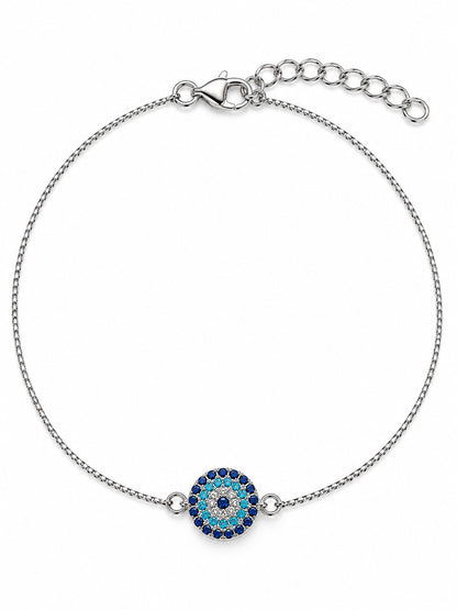 Round Evil Eye Chain Bracelet