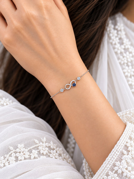 Infinity Fleur Chain Bracelet