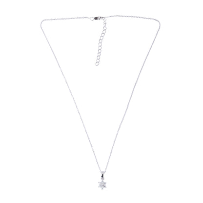 Silver Fleur Necklace