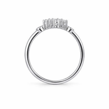 Silver Hana Floral Ring