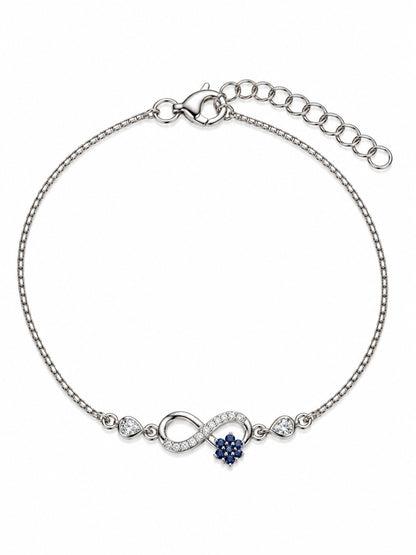 Infinity Fleur Chain Bracelet