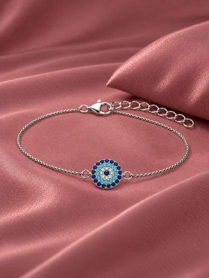 Round Evil Eye Chain Bracelet
