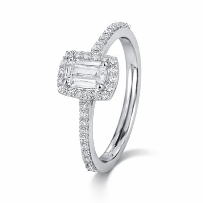 Silver Celeste Solitaire Ring