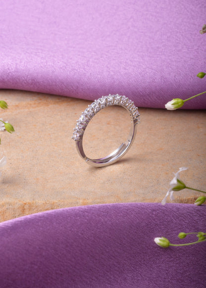 Silver Eternal Band Ring