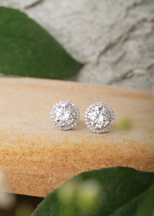 Silver Shree Stud Earring
