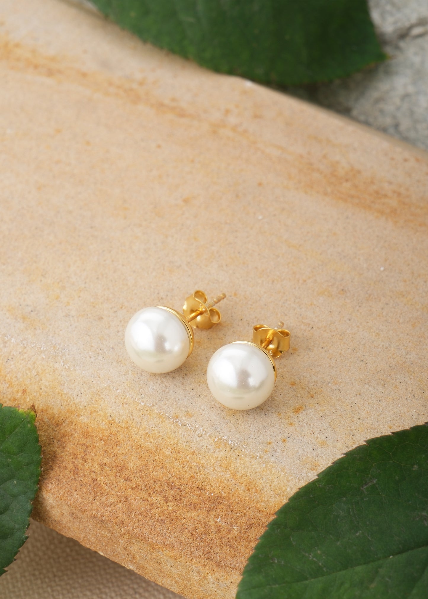 Silver Sunny Pearl Stud Earring