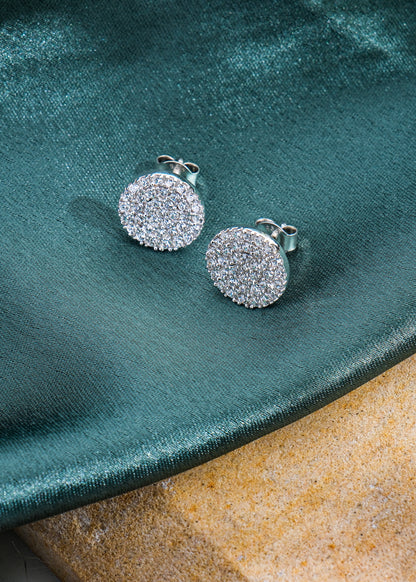 Silver Shikha Shine Stud Earring