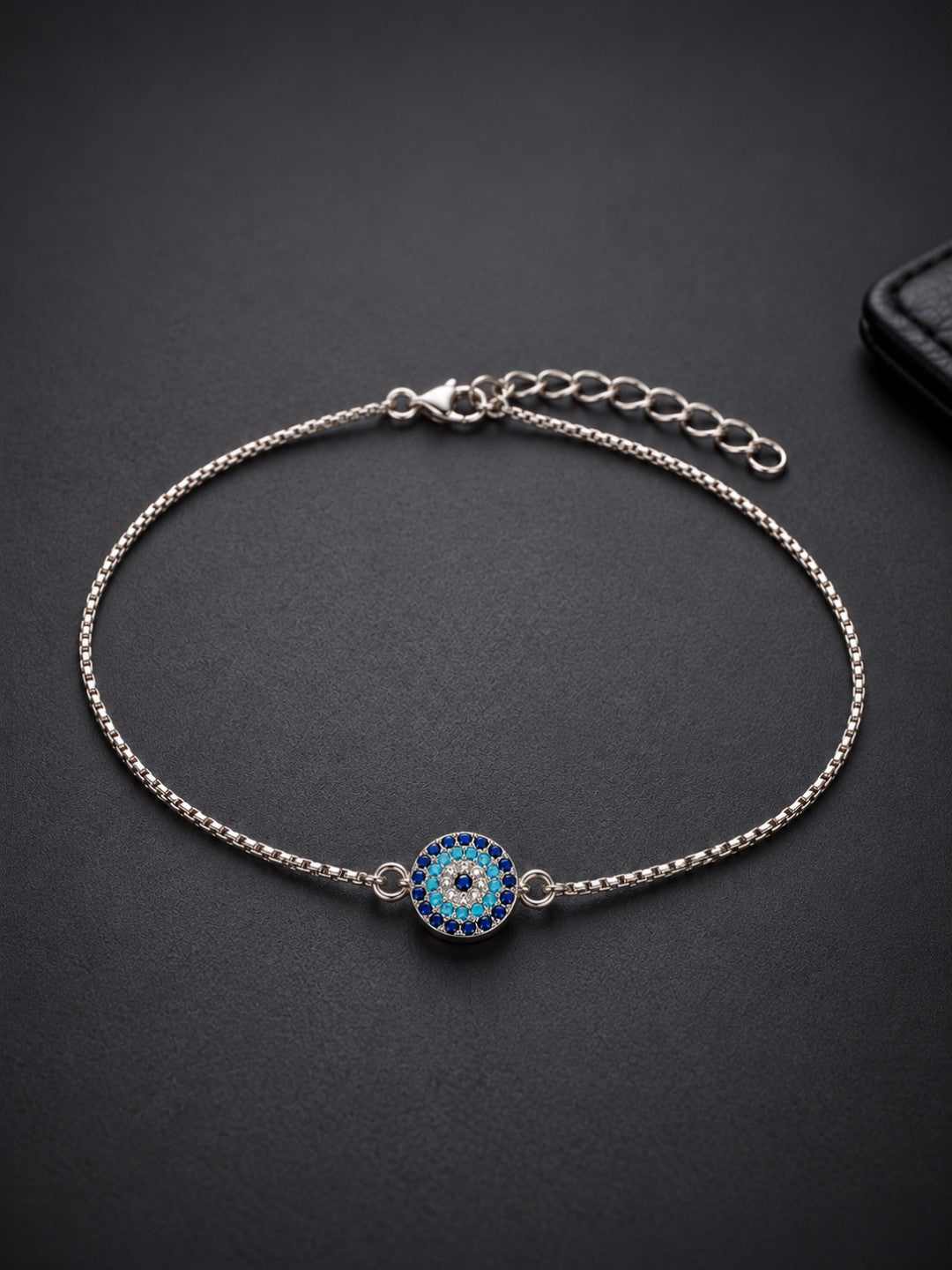 Round Evil Eye Chain Bracelet