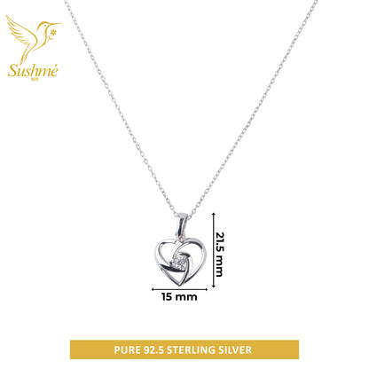 Silver Heart Necklace