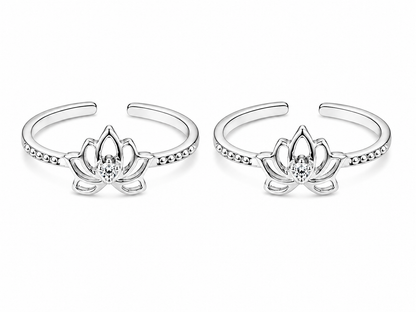 Lotus Bloom Toe Ring