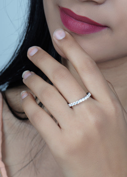 Silver Eternal Band Ring