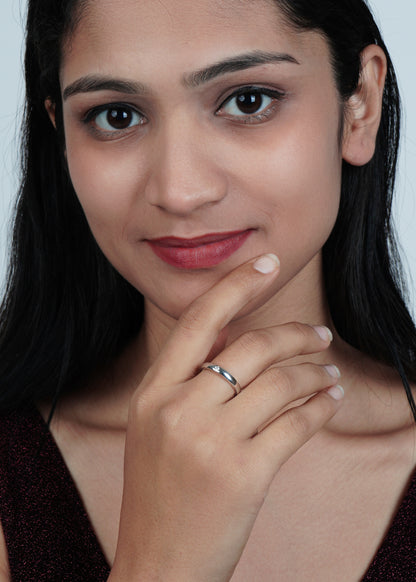 Silver Eterno Band Ring