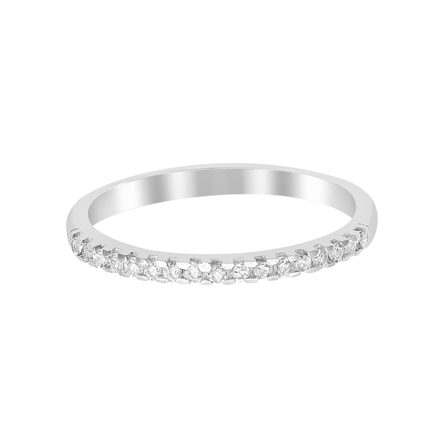 Silver Eternal Band Ring