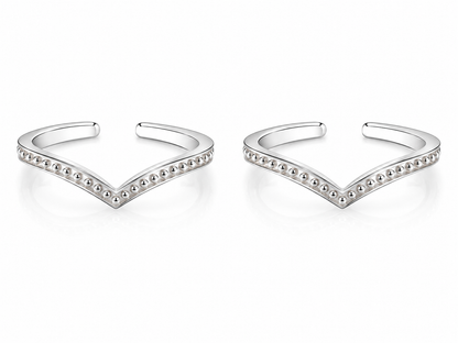 Celestial Wishbone Toe Ring