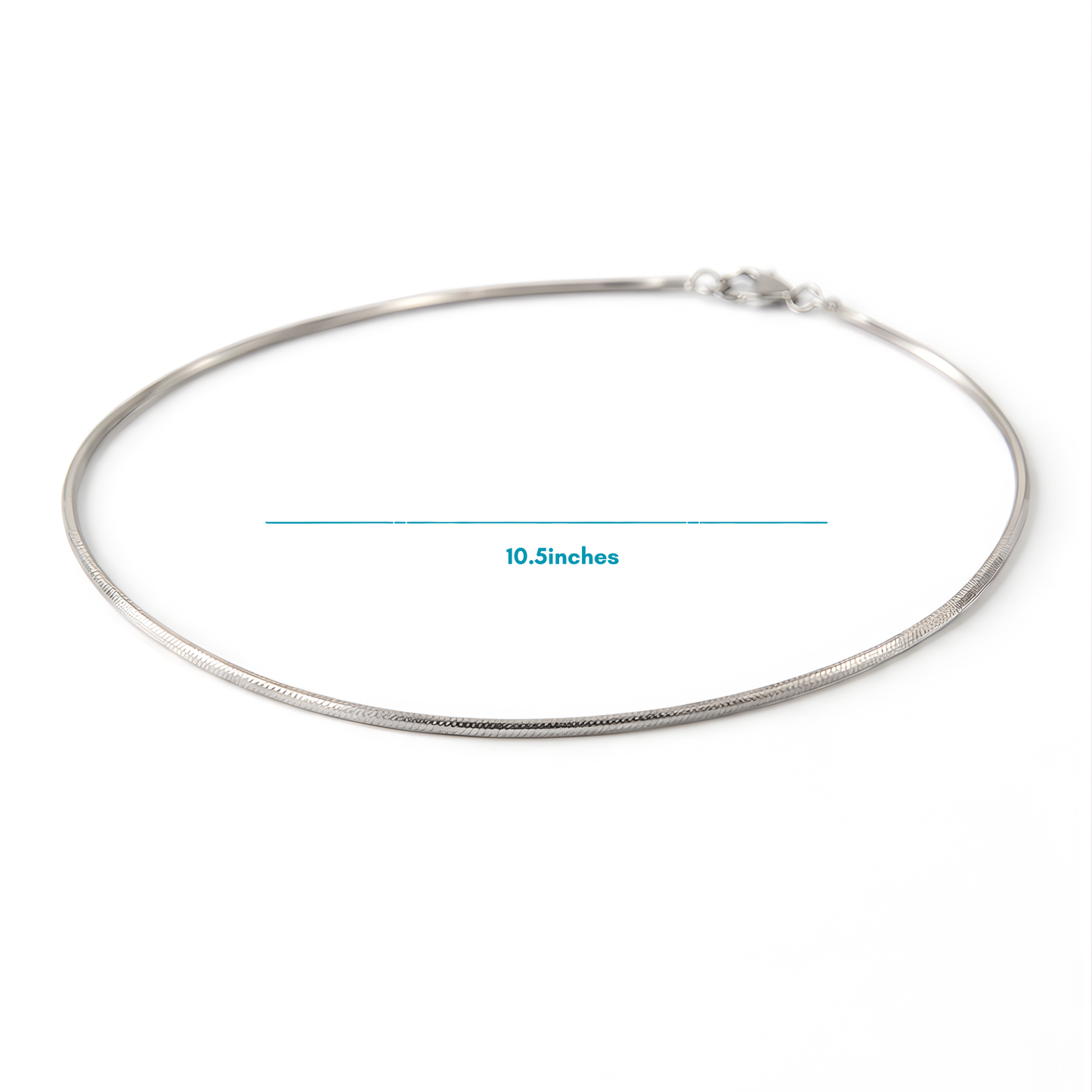 Silver Snake Chain Anklet