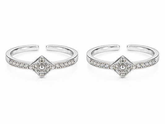 Geometric Eye Toe Ring