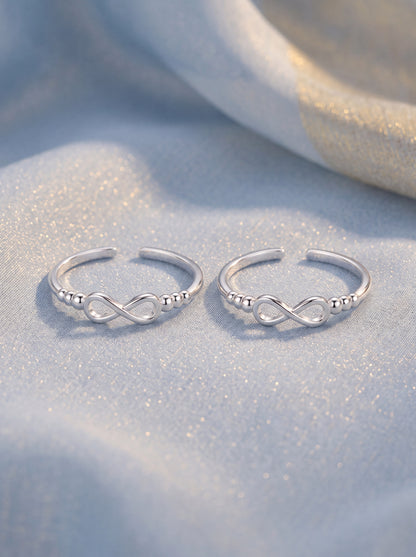 Infinity Bead Toe Ring